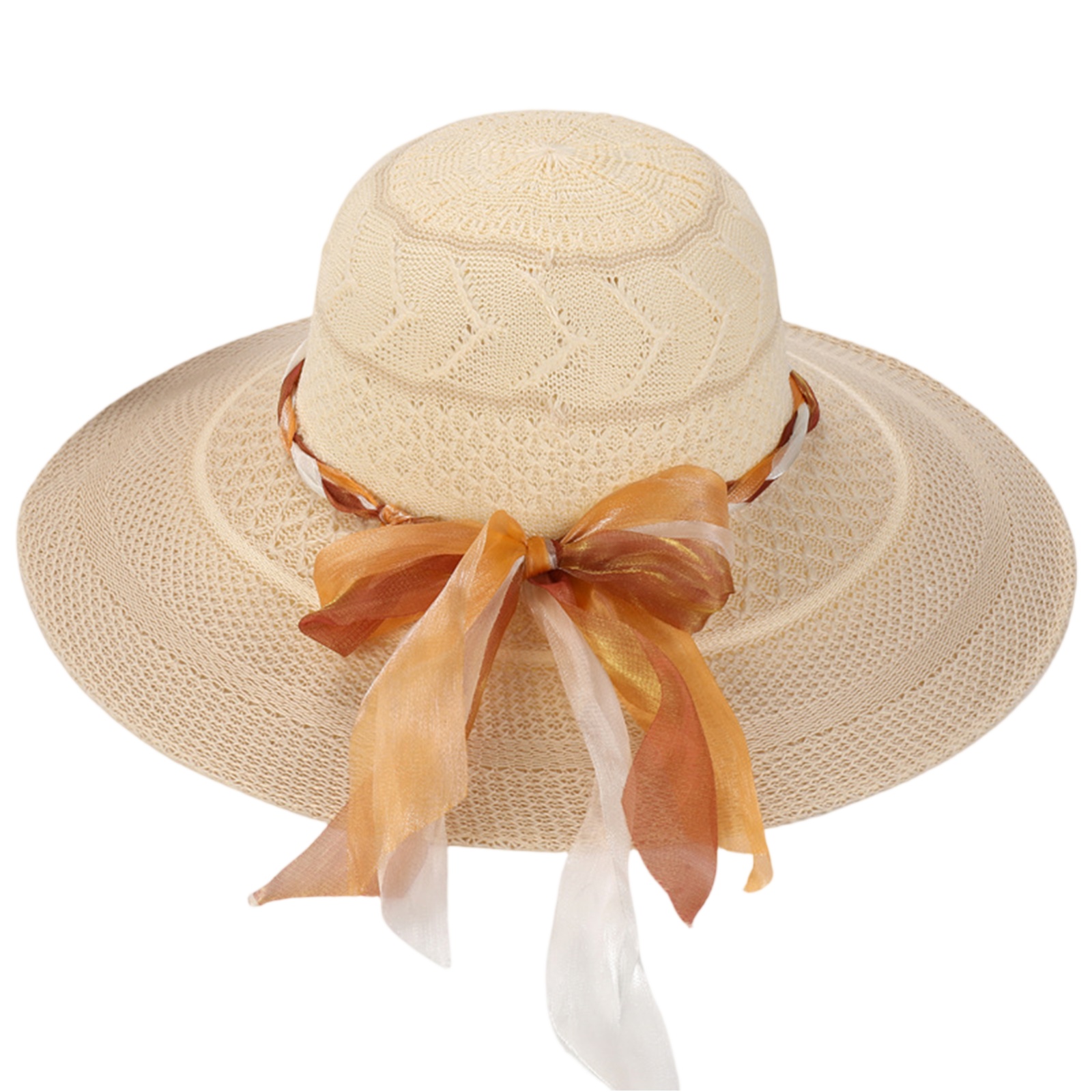 Hat Floppy Wide - Chapéu de Sol Feminino com Laço,