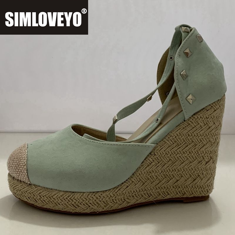 Wedge Espadrille Women - Simloveyo alpercatas femininas sandálias de cunha