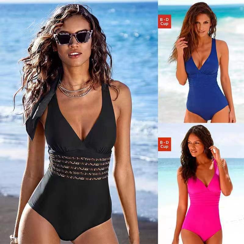 Maiô Feminino Tankini Preto de - Swimsuit Bikini Ruched avaliação e preço