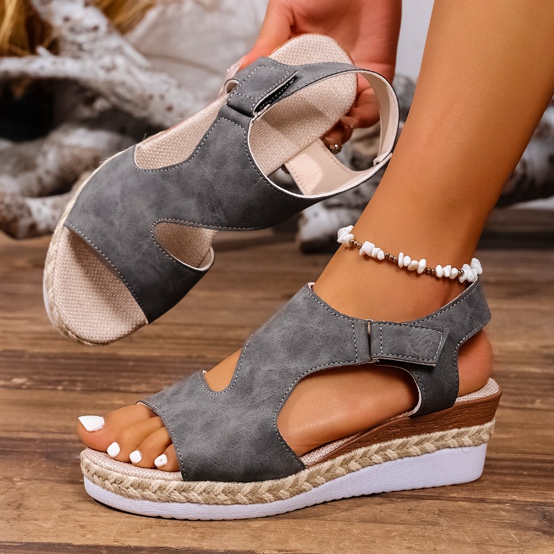 Sandálias de Plataforma para M - Wedge Espadrille Women avaliação e preço