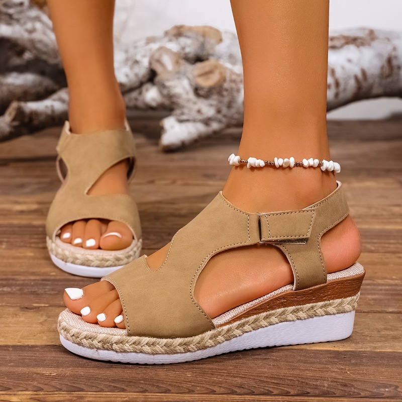 Sandálias de Plataforma para M - Wedge Espadrille Women avaliação e preço