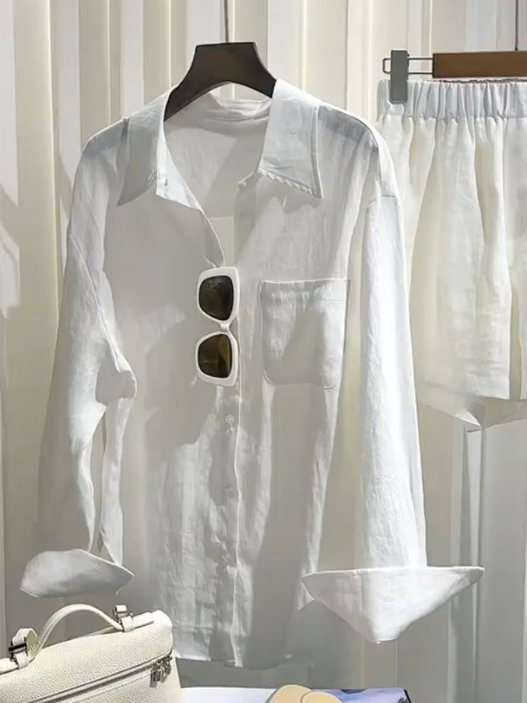 Conjunto de Camisa de Linho Fe - Linen Pant Wide avaliação e preço