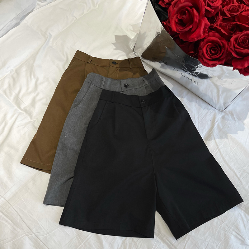 Calça curta feminina de perna  - Linen Pant Wide avaliação e preço