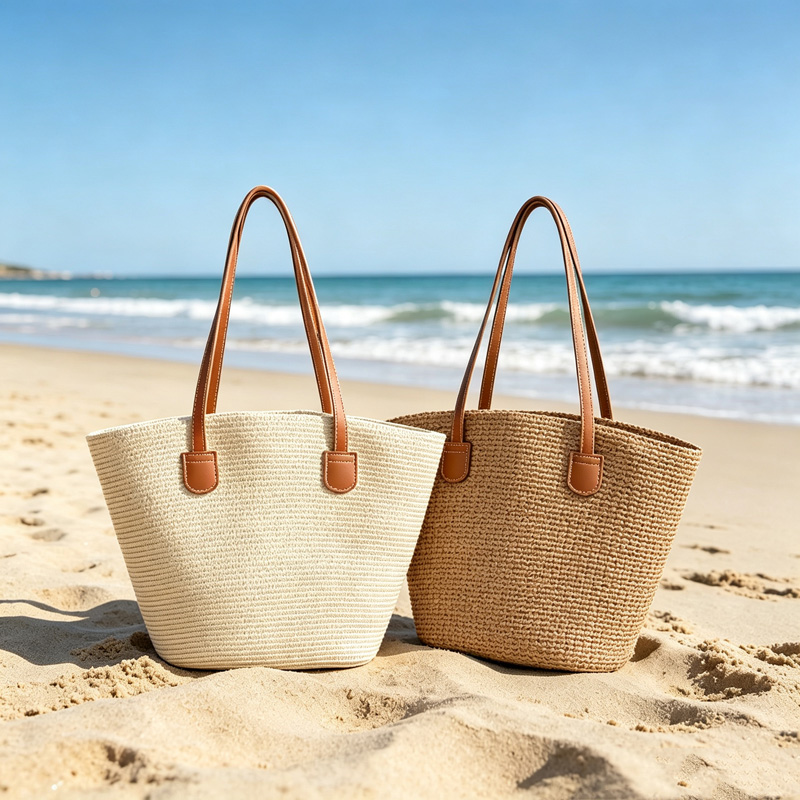 CLAREGQI Bolsa de Palha Femini - Tote Bag Beach avaliação e preço
