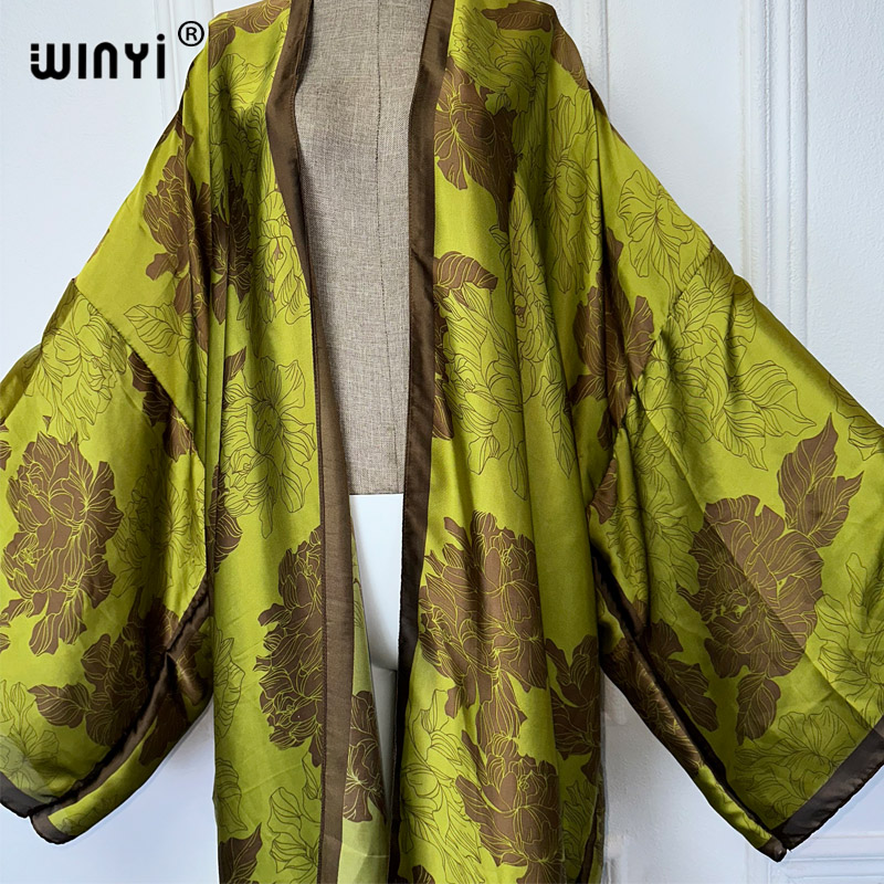 Winyi áfrica boho impressão qu - Cover Up Kaftan avaliação e preço